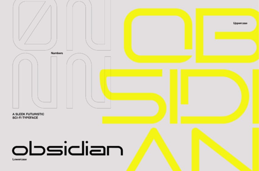 Obsidian Font