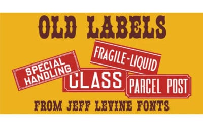 Old Labels Font