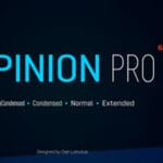 Opinion Pro Font