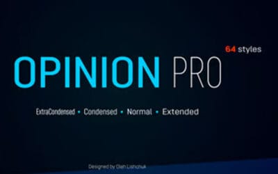 Opinion Pro Font