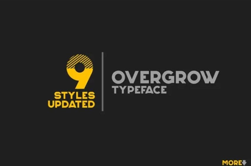 Overgrow Typeface Font
