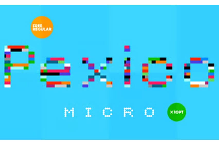 Pexico Micro Font