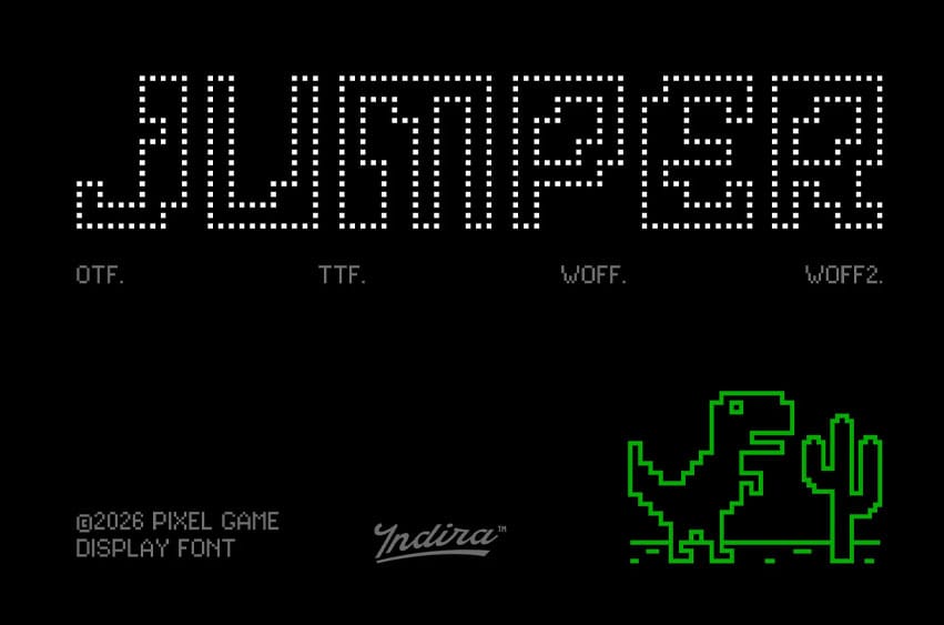Pixel Jumper Font