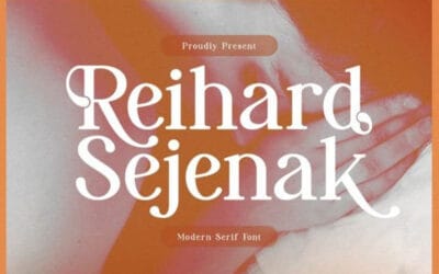 Reihard Sejenak Font