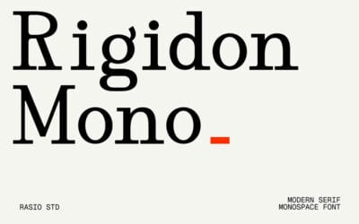 Rigidon Mono Font