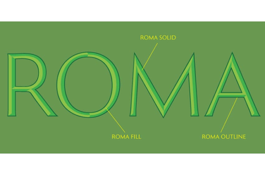 Roma Family Font