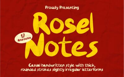 Rosel Notes Font