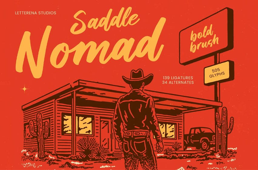 Saddle Nomad Font