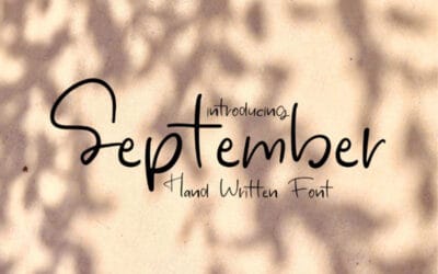 September Font