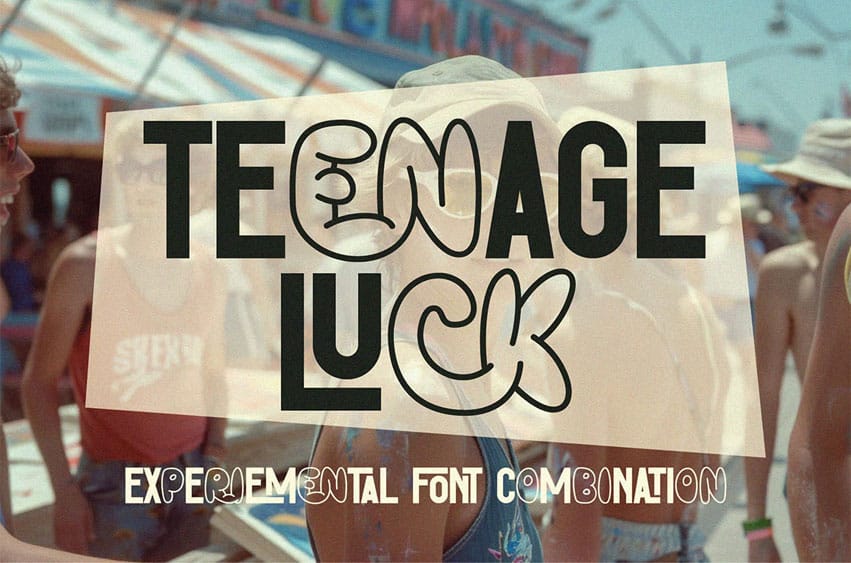 Teenage Luck Font