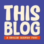 This Blog Font