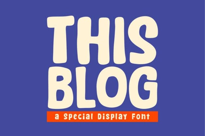 This Blog Font