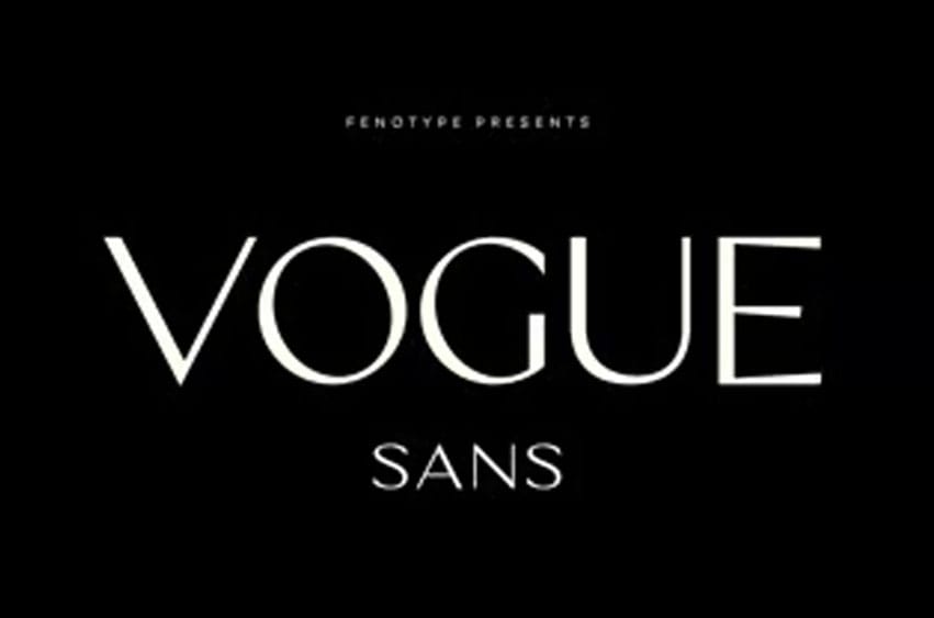 Vogue Sans Font