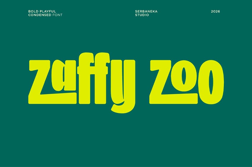 Zaffy Zoo Font