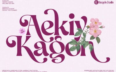 Aekiy Kagon Font