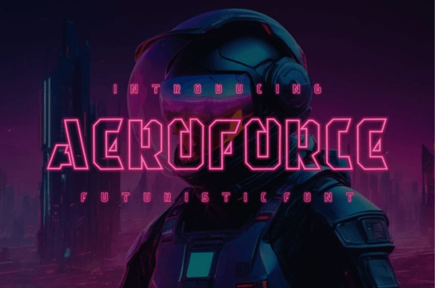 Aeroforce Font