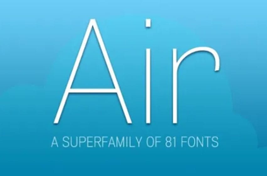 Air Font