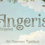 Angeris Stippled Font