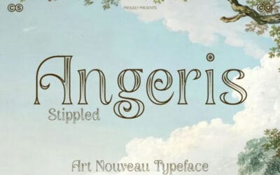 Angeris Stippled Font