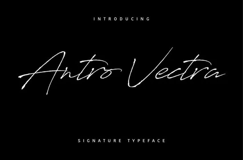 Antro Vectra Font