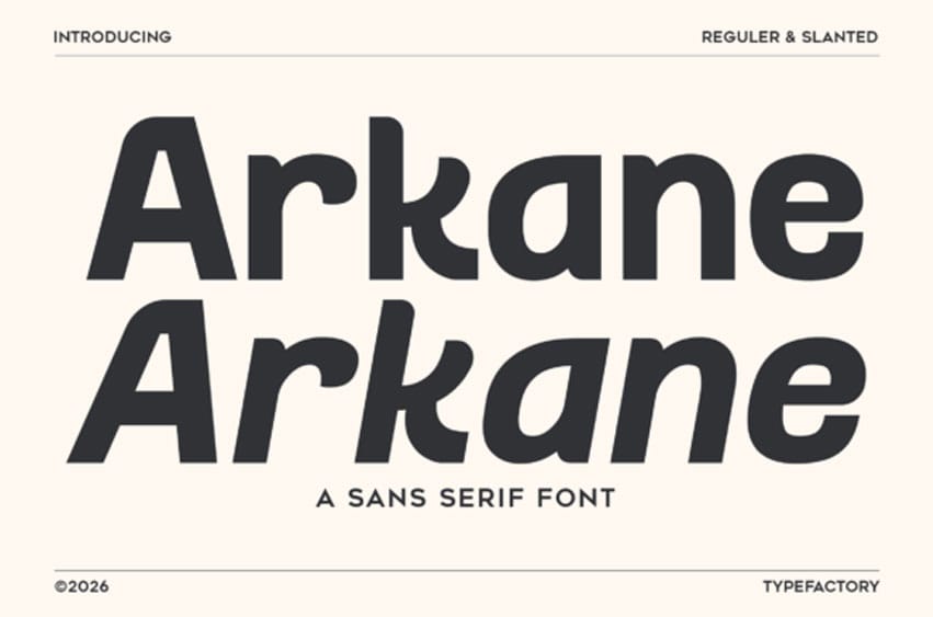 Arkane Font