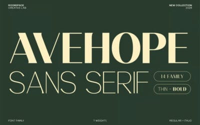 Avehope Sans Serif Font