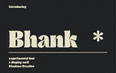 Bhank Font