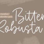 Bitter Robusta Font