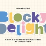Blocky Delight Font