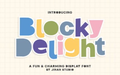 Blocky Delight Font