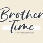 Brother Time Font