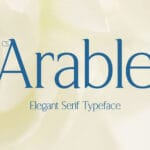 CS Arable Font