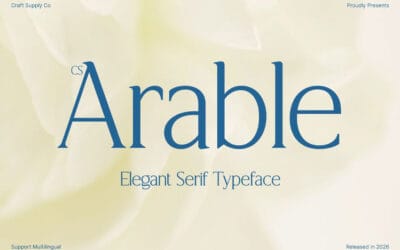 CS Arable Font