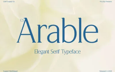 CS Arable Font