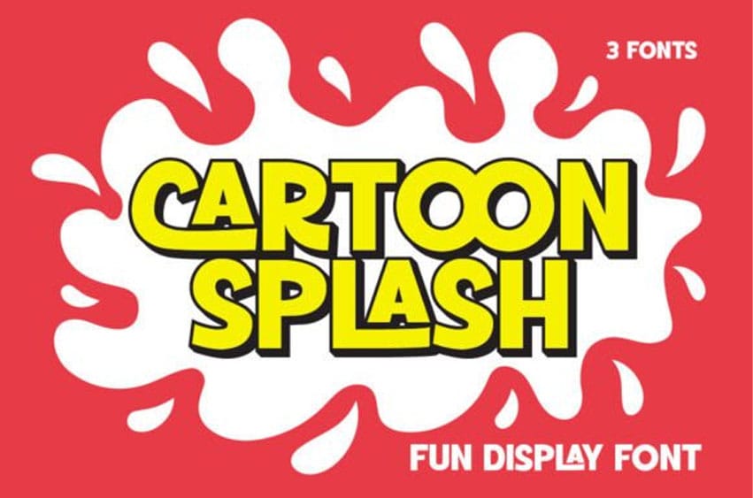 Cartoon Splash Font