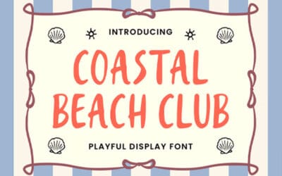 Coastal Beach Font