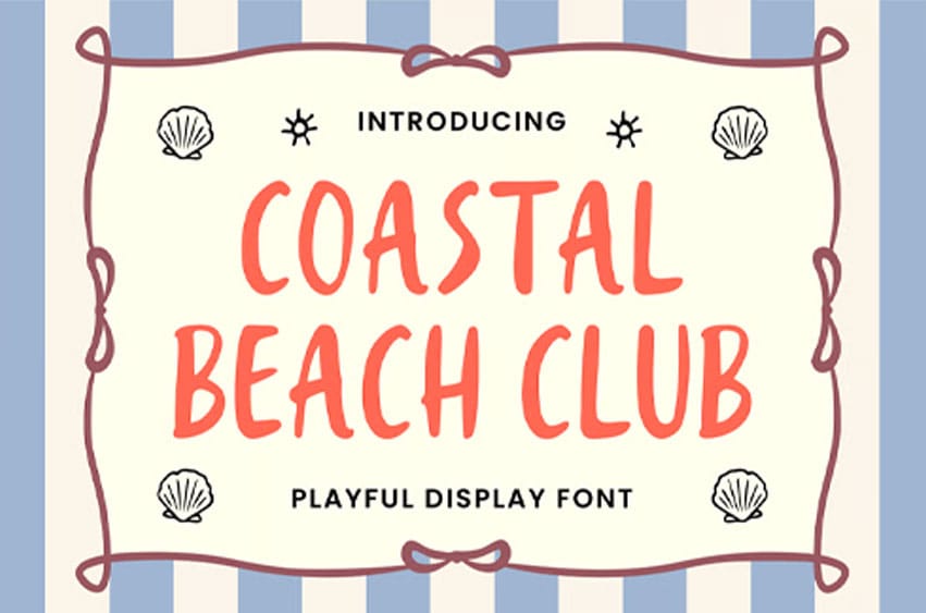 Coastal Beach Font