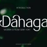 Dahaga Font