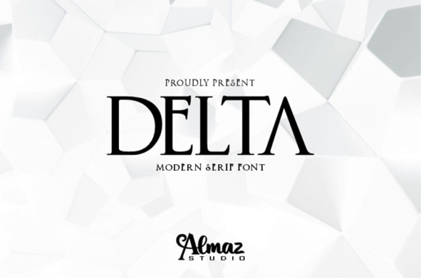 Delta Modern Font