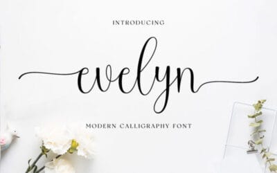 Evelyn Calligraphy Font