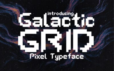 Galactic Grid Font