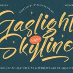 Gaslight Skyline Font