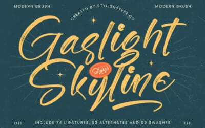 Gaslight Skyline Font