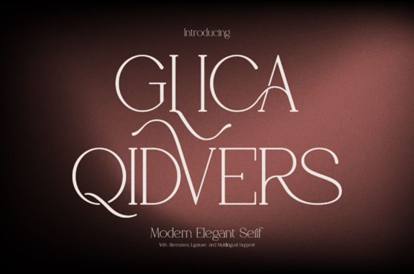 Glica Qidvers Font