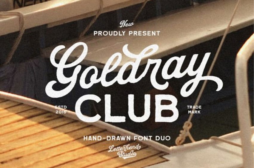 Goldray Club Font