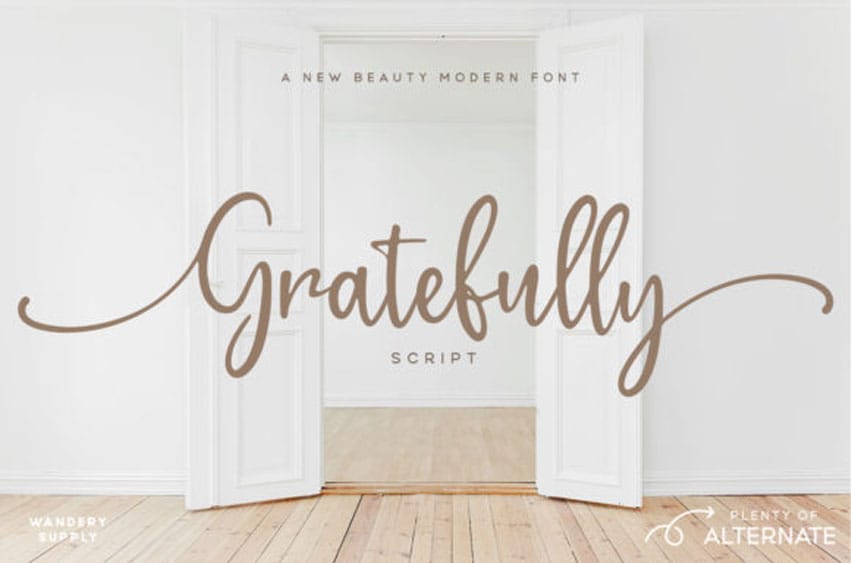 Gratefully Font