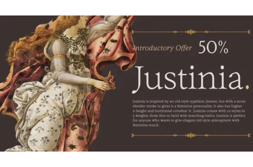 Justinia Font