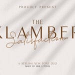 Klamber Satisfaction Font