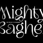 Mighty Bagher Font