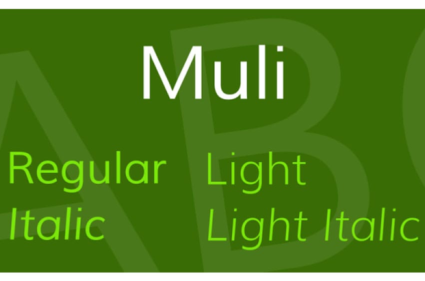 Muli Font